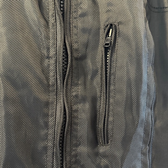 Screaming Eagle by Harley Davidson Women’s Black Biker Jacket, Leather Accents - Picture 12 of 17